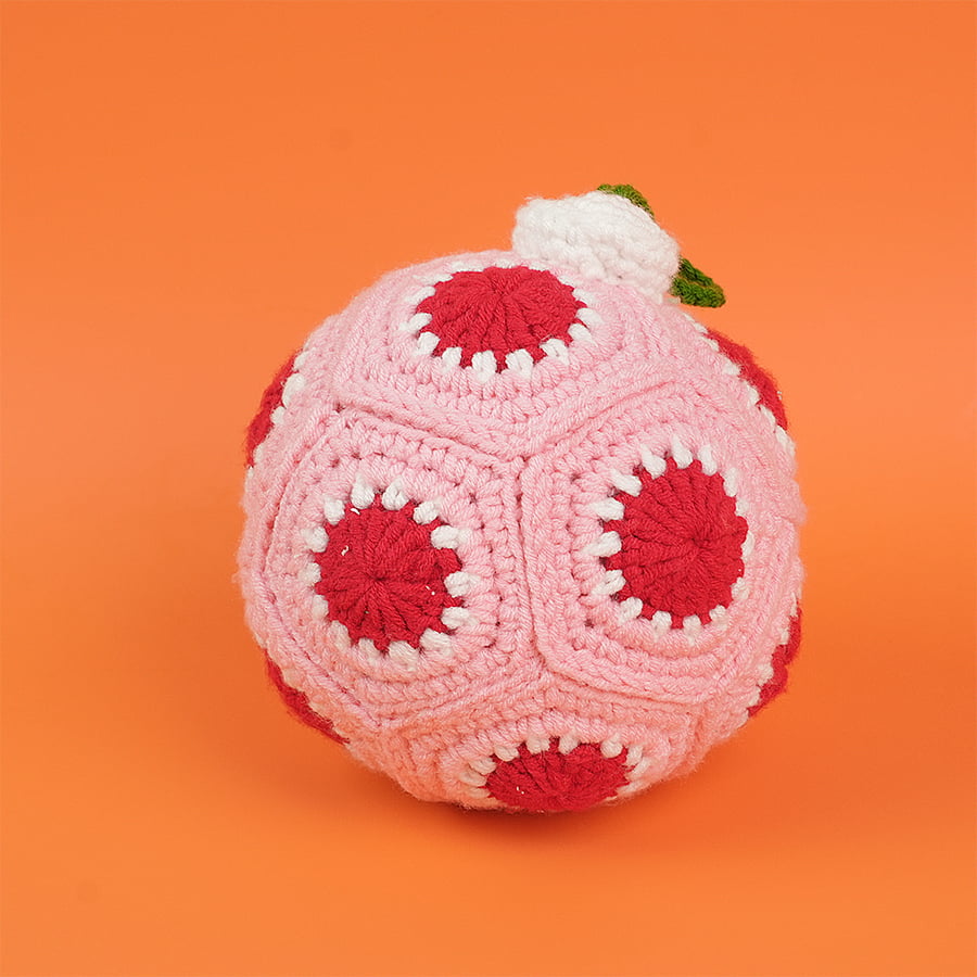 Crochet Pattern Pentagon Ornament Balls For Christmas Tree