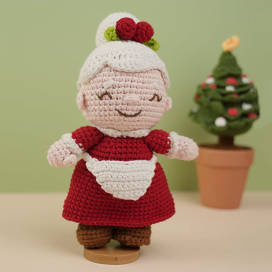Mrs. Santa Claus Plush Toy Crochet