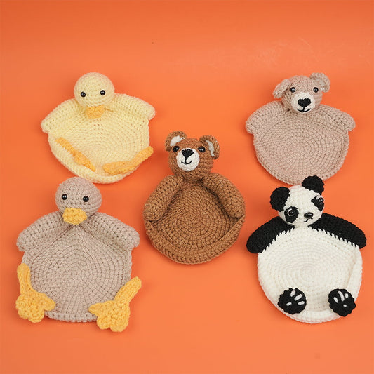 Teddy Bear And Duck And Panda Hugs Coaster Set
