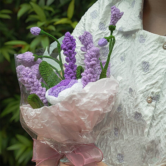 Crochet Flowers Bouquet | Crochet Valentine Rose | Lavender | Freesia