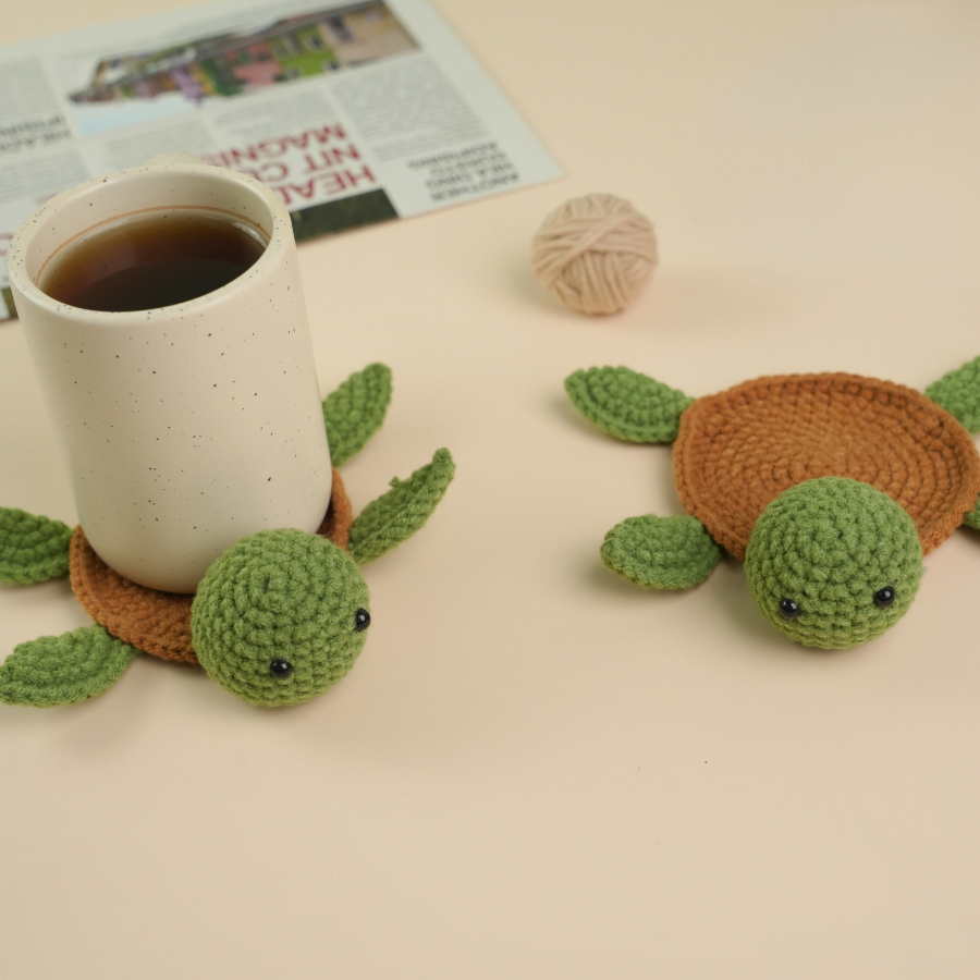 Turtle Coaster Crochet Pattern