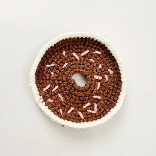 Crochet Pattern Donut Coasters