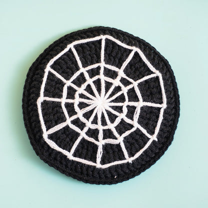 Round Spider-Web Coasters Set Crochet Pattern