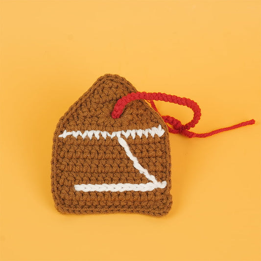 House Shaped Decoration For Christmas Tree Crochet Ornaments