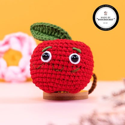 Crochet Apple Car Hanging Pattern