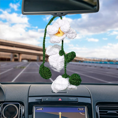 Cute Daffodil Car Hanging Crochet Pattern