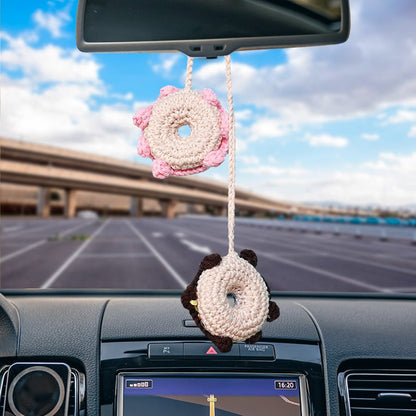 Cute Donut Cake Car Hanging Crochet Pattern