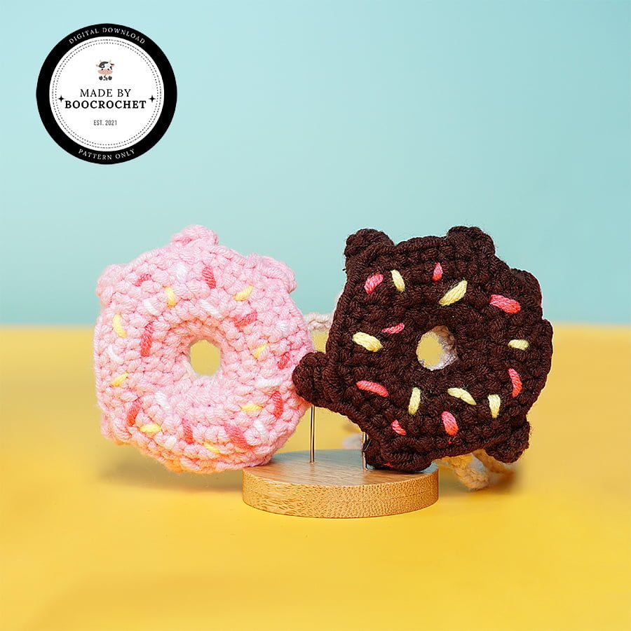 Cute Donut Cake Car Hanging Crochet Pattern
