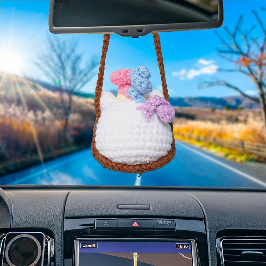Swinging Unicorn Car Hanging Crochet Pattern