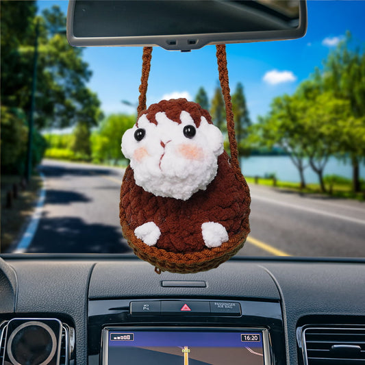 Cute Monkey Car Hanging Crochet