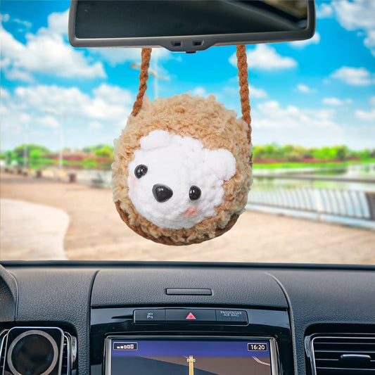 Swinging Hedgehog Car Hanging