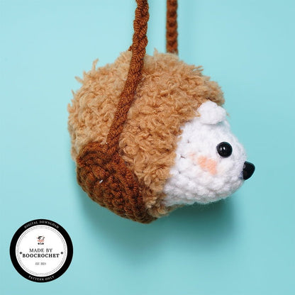 Swinging Hedgehog Car Hanging Crochet Pattern