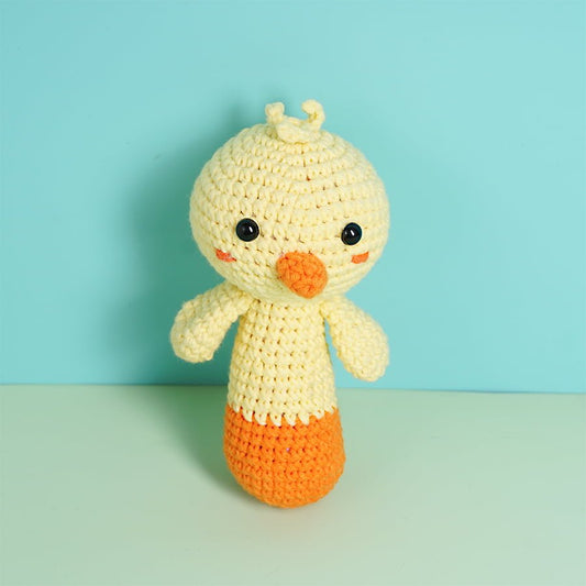 Yellow Chick Rattles Crochet