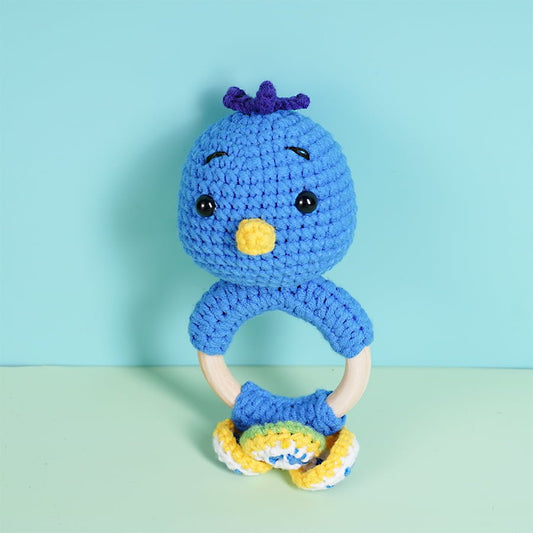 Blue Bird Rattles Animal Crochet