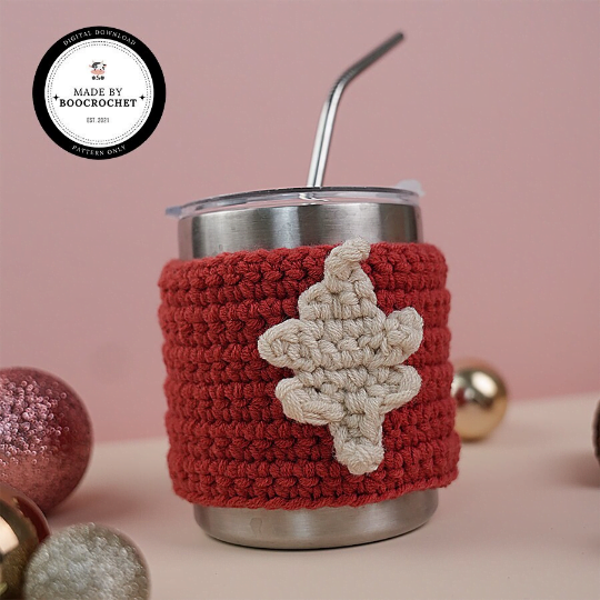 Christmas Tree Cup Holder Crochet Pattern